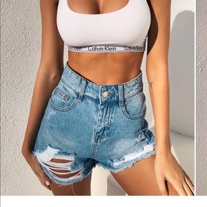 Brand new Tiger mist high waisted denim shorts